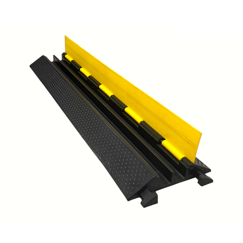 Gummibase Engineering-Grade gult deksel 2-kanals kraftig kabelbeskytter