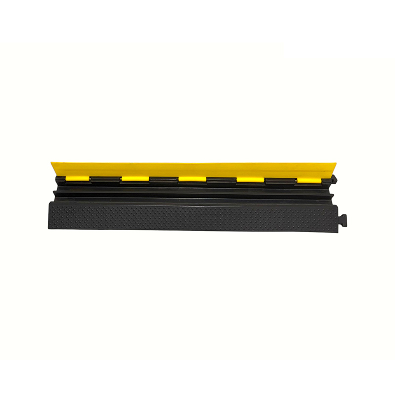 Gummibase Engineering-Grade gult deksel 2-kanals kraftig kabelbeskytter