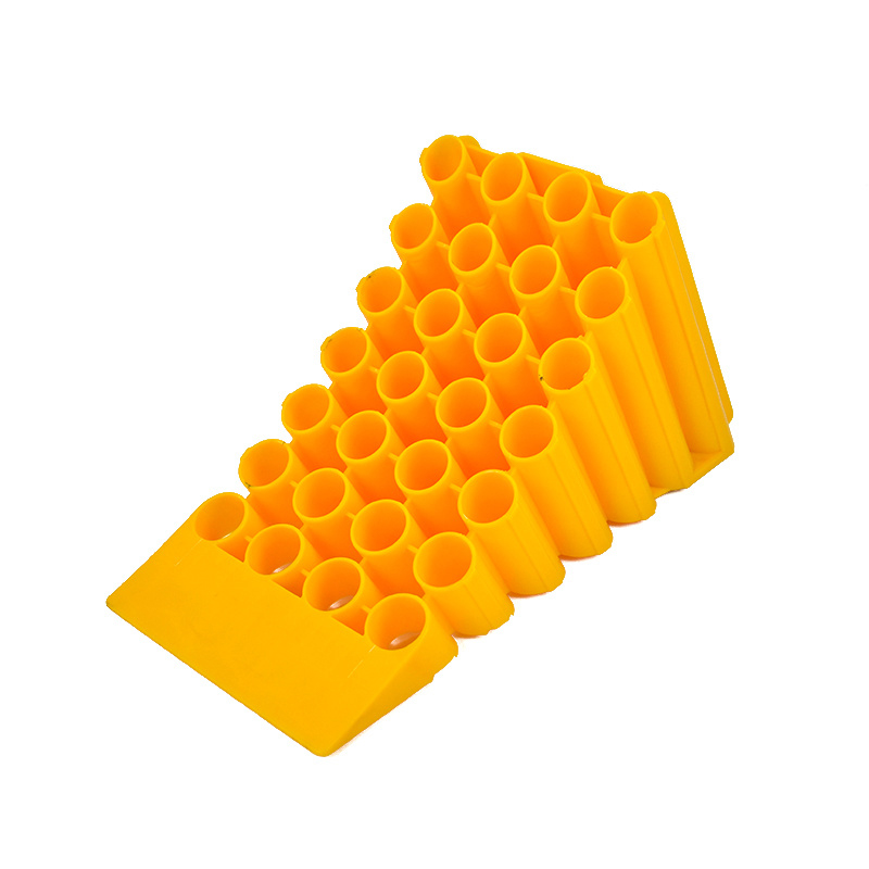 Høygreps trekantet design Kraftig anti-skli gummihjulstopper
