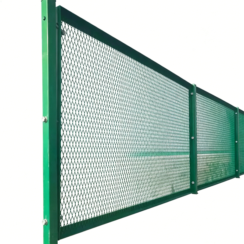 Heavy-Duty Polymer Fleksibel Anti-Green Mesh-skjerm for motorveisrekkverk