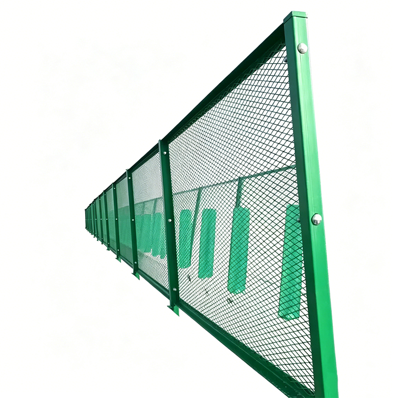 Heavy-Duty Polymer Fleksibel Anti-Green Mesh-skjerm for motorveisrekkverk