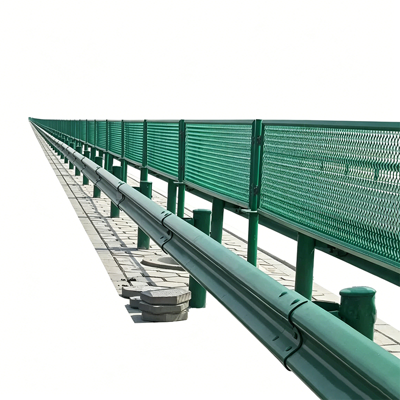 Heavy-Duty Polymer Fleksibel Anti-Green Mesh-skjerm for motorveisrekkverk