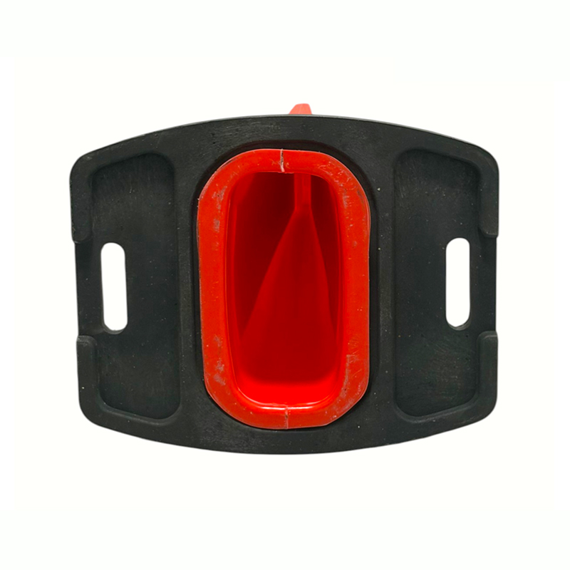Heavy-Duty Traffic Delineator Panel med vektet resirkulert gummibase