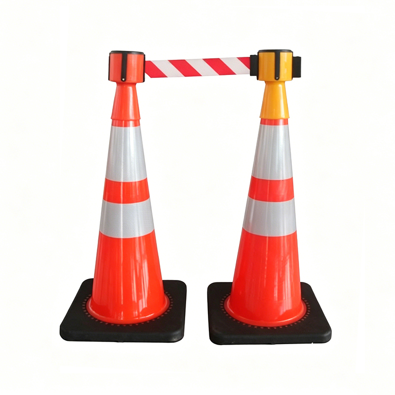 Cone-Top uttrekkbar beltebarriere med 4-veis tilkobling