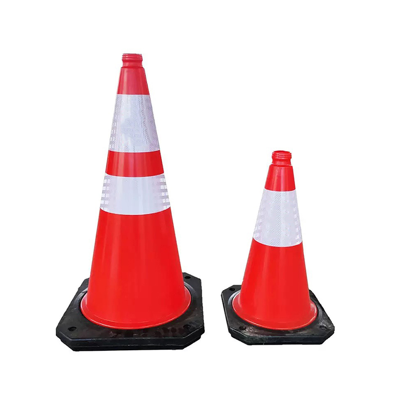 Integrert HDPE Plastic Traffic Cone med topphåndtakshull