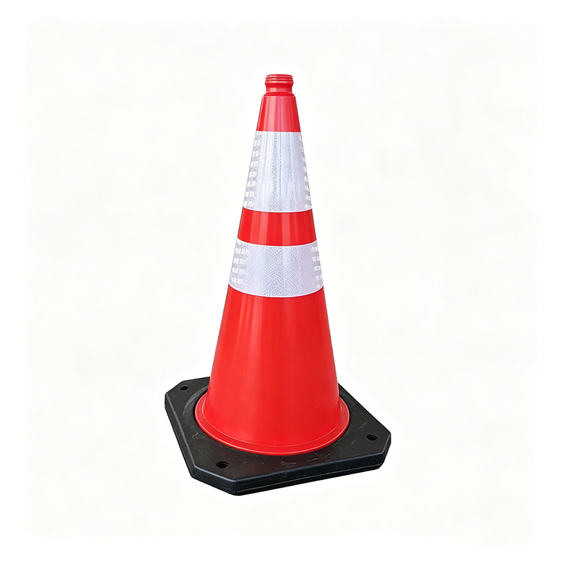 Integrert HDPE Plastic Traffic Cone med topphåndtakshull