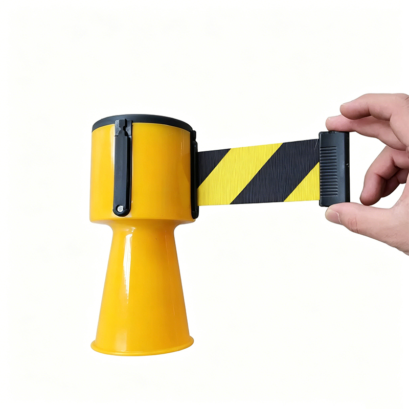 Cone-Top uttrekkbar beltebarriere med 4-veis tilkobling
