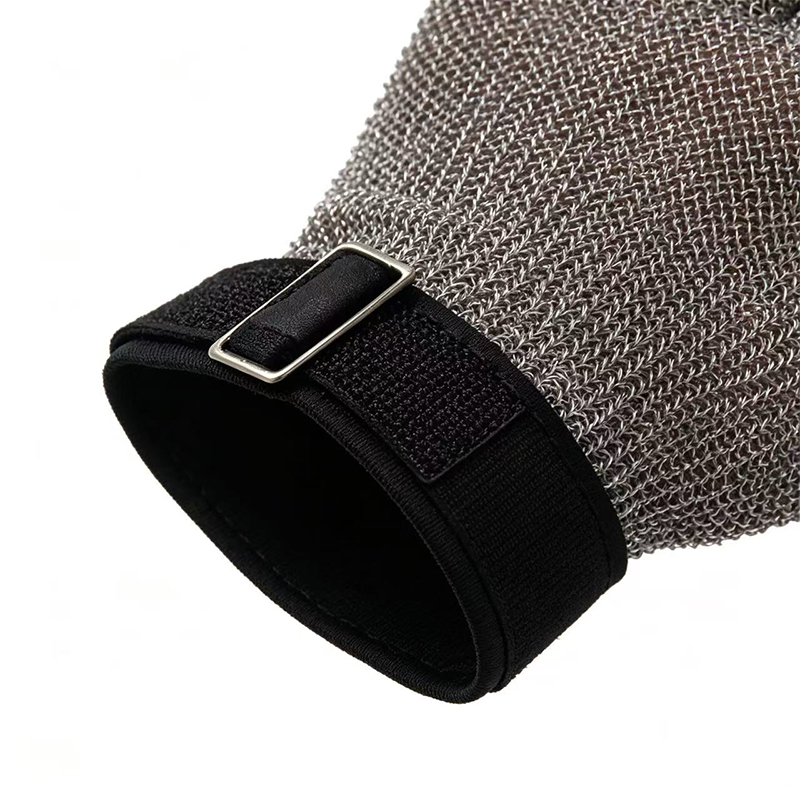 Rustfritt stål Ring Mesh Anti Cutting hansker