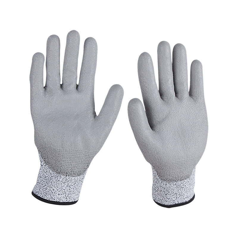 Anti Cutting dyppet PU hansker