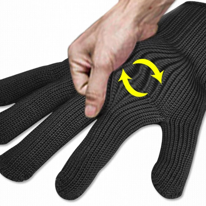Rustfritt stål Wire Mesh Anti Cutting sikkerhetshansker