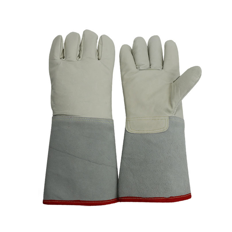 -150 ° C cryo gloves with cowhide
