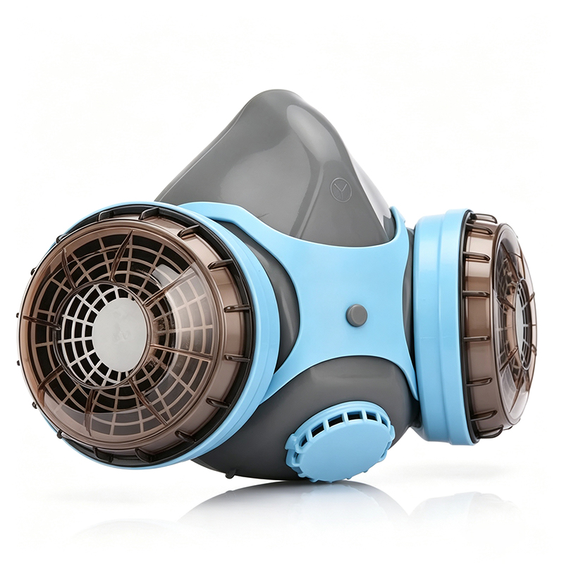 Ikke-drevet luftrensende silikonrespirator av matkvalitet