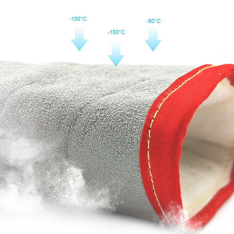 -150 ° C cryo gloves with cowhide
