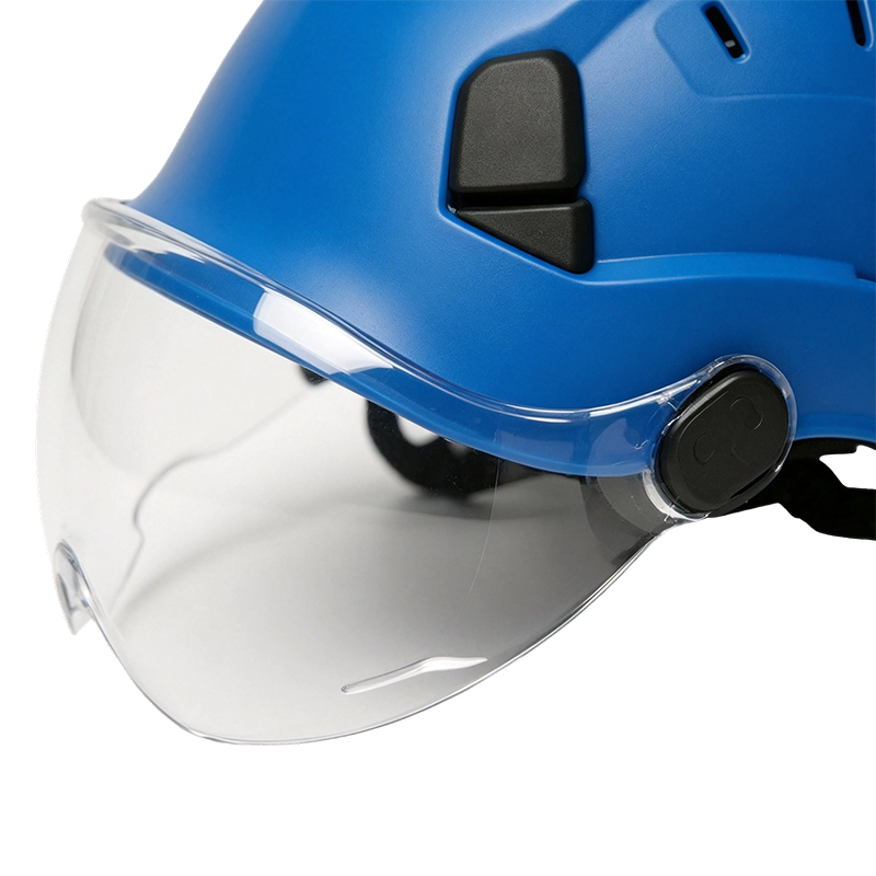 Goggles hjelm med integrert uttrekkbart visir