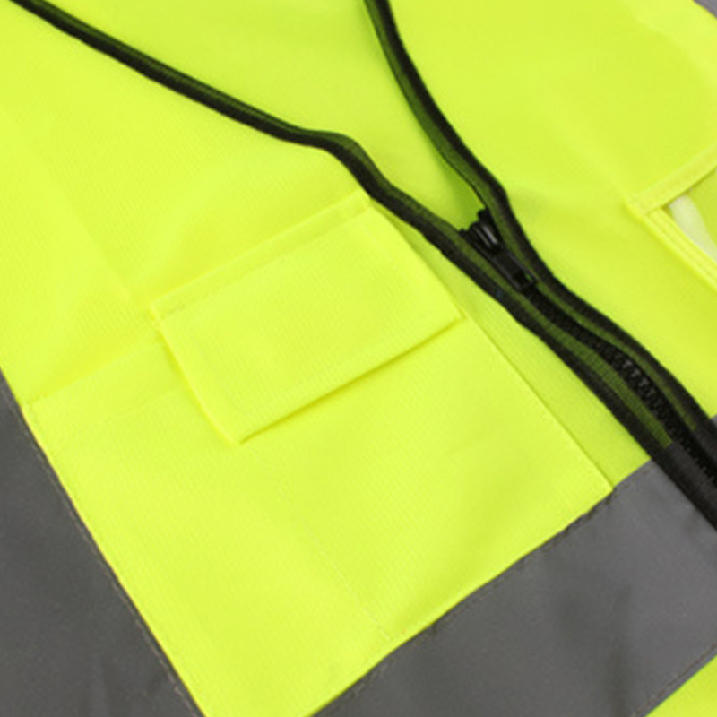Sikkerhetsrefleksvest med høy synlighet