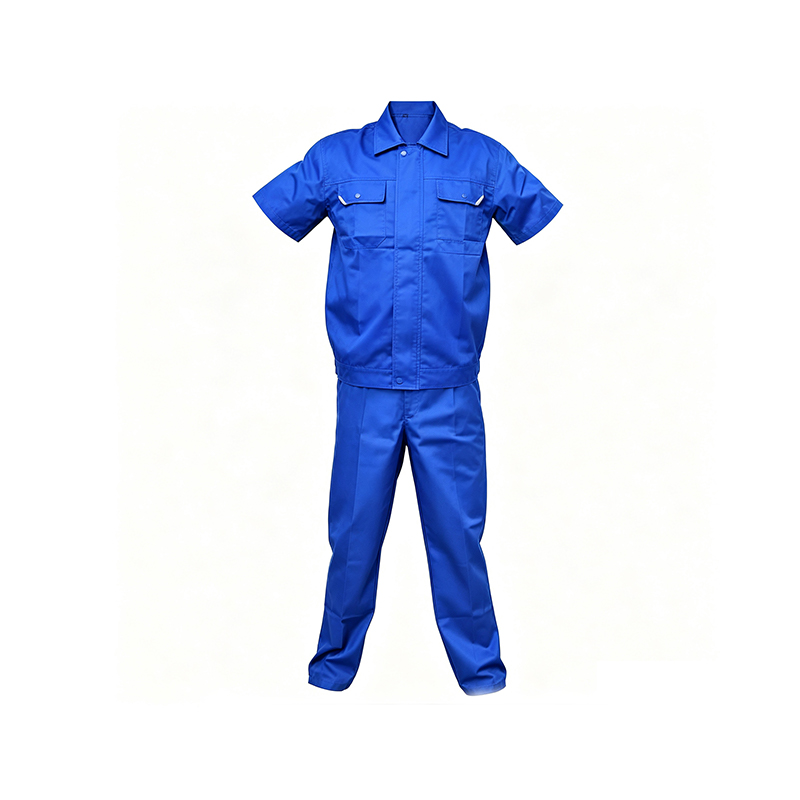 Kortermet sommerarbeidsdress-overallsett med mesh under armene Kortermet sommerarbeidsdress-overallsett med mesh under armene