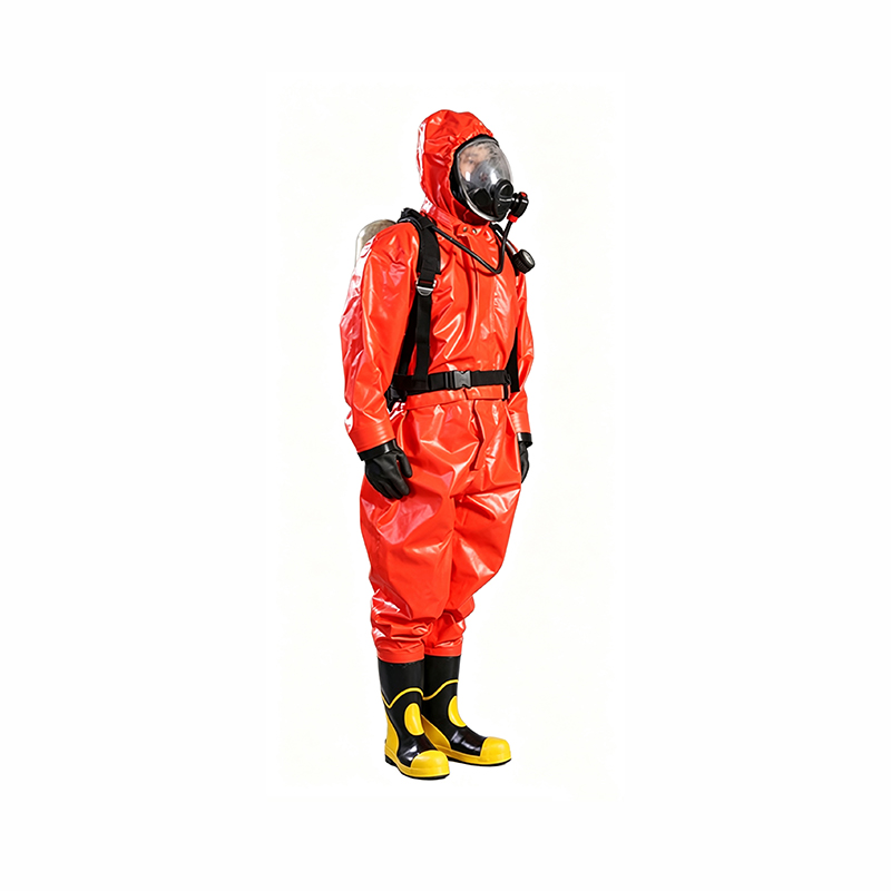 Respiratortype Halvlukket kjemisk beskyttelsesdrakt