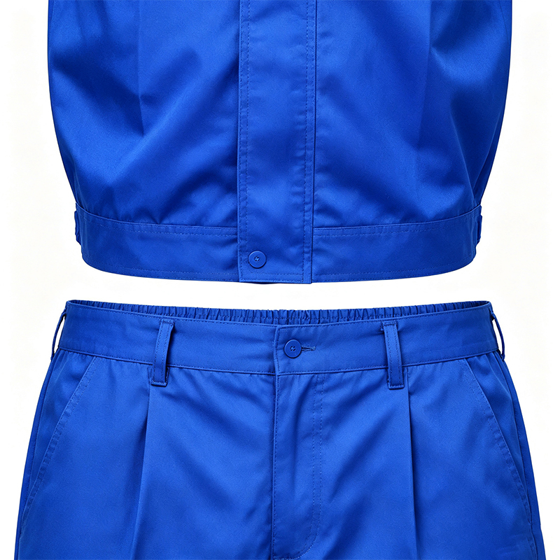Kortermet sommerarbeidsdress-overallsett med mesh under armene