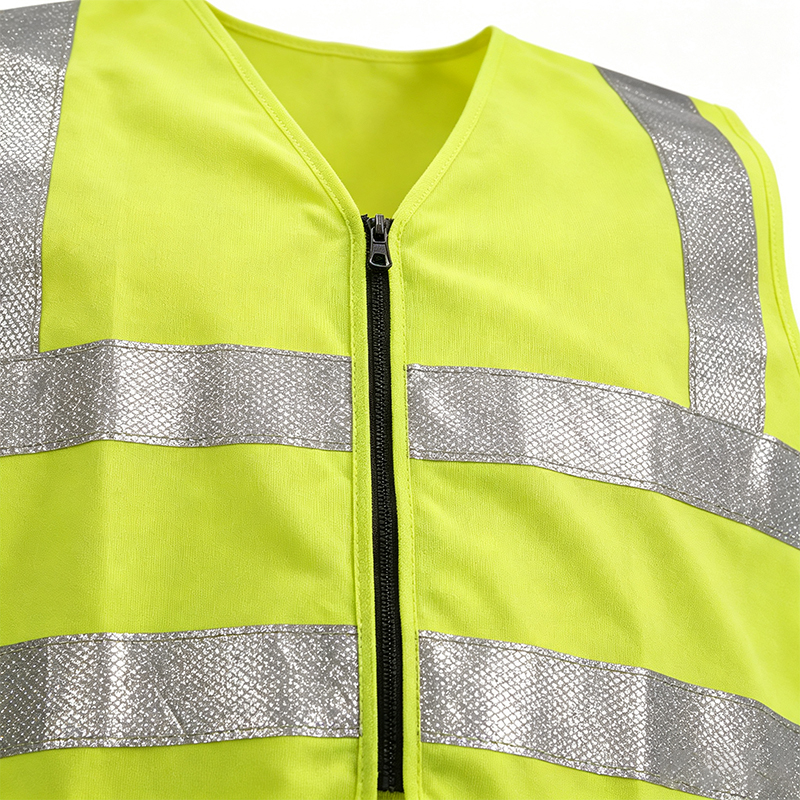 Sikkerhetsrefleksvest med høy synlighet