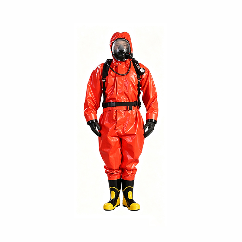 Respiratortype Halvlukket kjemisk beskyttelsesdrakt