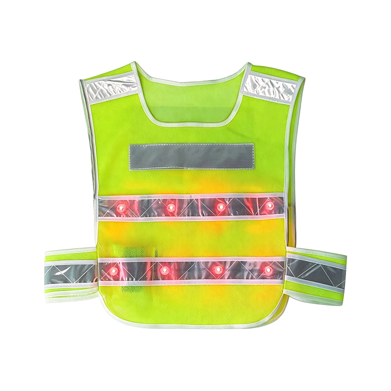 Aktiv belyst LED-reflekterende sikkerhetsvest